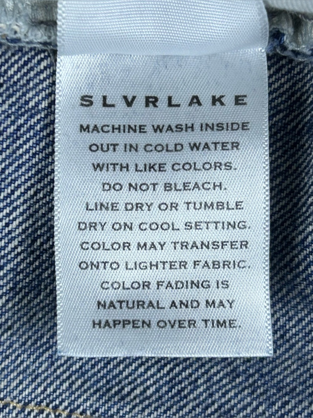SLVRLAKE Sophie High Rise Straight Leg Jeans Size 28 Blue Denim Luxury USA - Picture 14 of 14